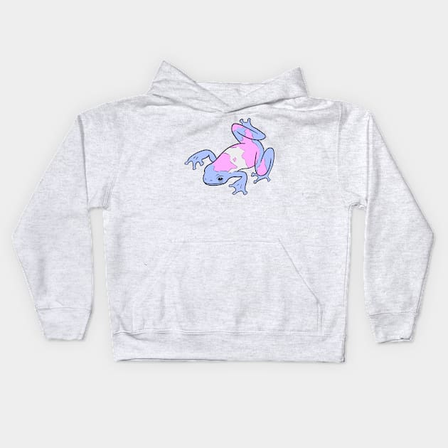 trans frog Kids Hoodie by cmxcrunch